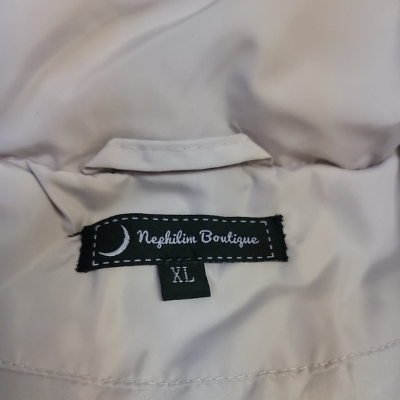 Women's Puffer Beige Jacket various sizes zip - Picture 8 of 10